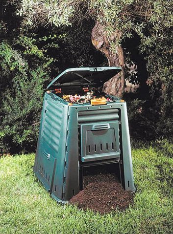 Kompostbeholder - Plast, træ gør-det-selv løsning? - Husplushave